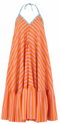 Kleid "Rhonda" von WEIZ, orange stripes