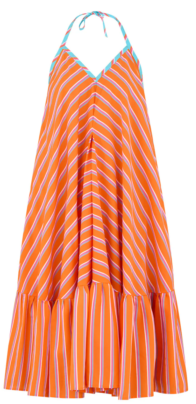 Kleid "Rhonda" von WEIZ, orange stripes