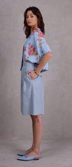 Lade das Bild in den Galerie-Viewer, Bermudashorts &quot;Eddie&quot;, misty blue
