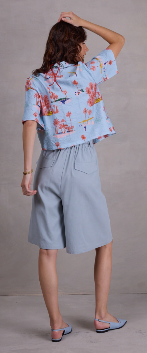Bermudashorts "Eddie", misty blue