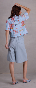 Bermudashorts "Eddie", misty blue