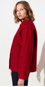 Lade das Bild in den Galerie-Viewer, LangerChen Jacke Merrit, dark poppy

