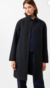 LangerChen Wollmantel 'Pennfield II', carbon