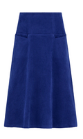 Liva Skirt Max, Breitcord, kobaltblau