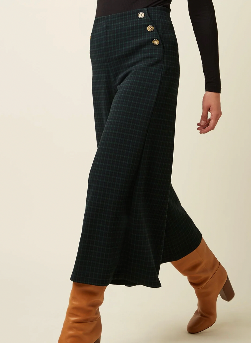 Culotte Hose "Pia" in Karomuster