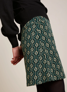 Border Skirt in Jaquard-Jersey, versch. Farben