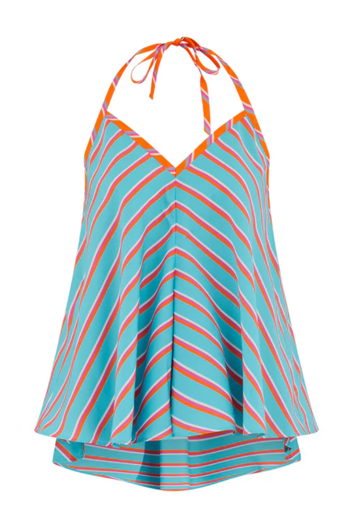 Top "Rhonda" von WEIZ, blue stripes