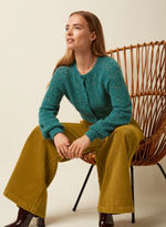 Lade das Bild in den Galerie-Viewer, Wide Leg Jeans in Kord
