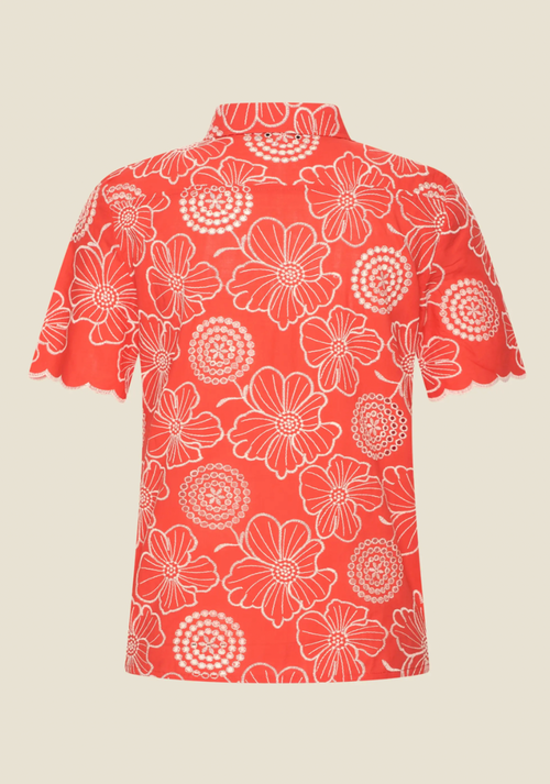 Bluse "Montmartre", Koralle