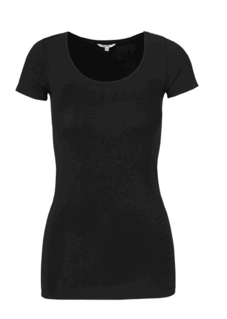 Kurzarm-Basic-T-Shirt, atmungsaktives Modal, verschiedene Farben