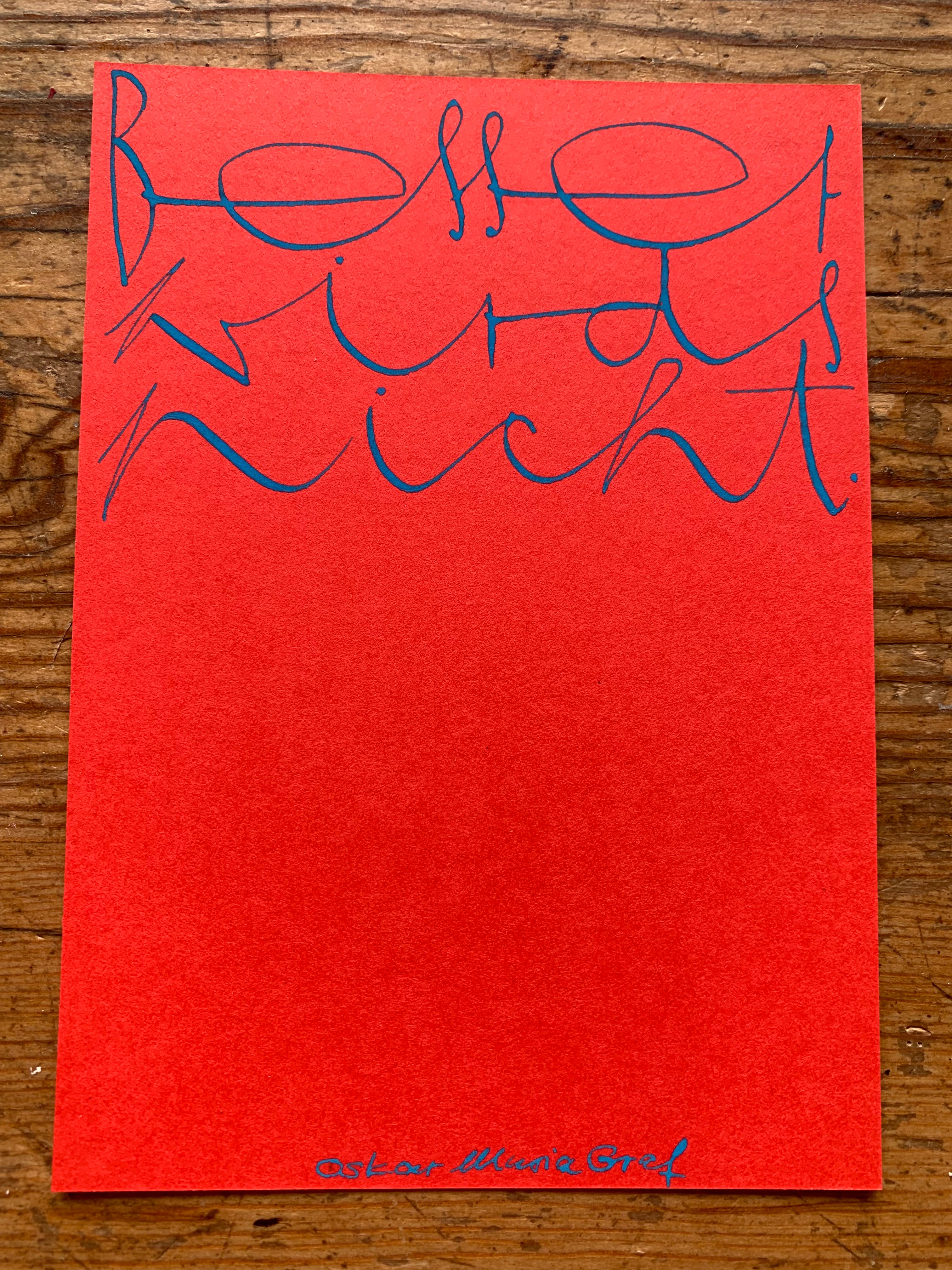 Postkarte "Besser wirds nicht"